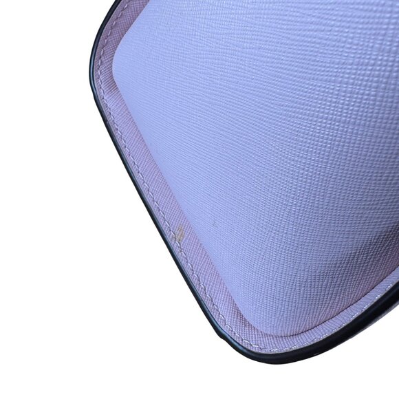 Michael Kors Selma Medium Saffiano Leather Satchel in Pale Pink Gold Hardware - Picture 6 of 13